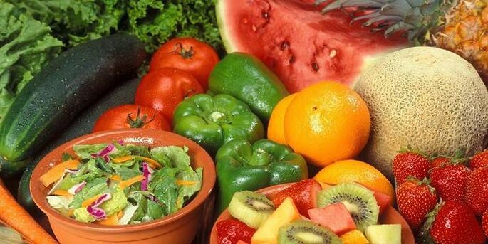 Fruits et légumes pour la goutte